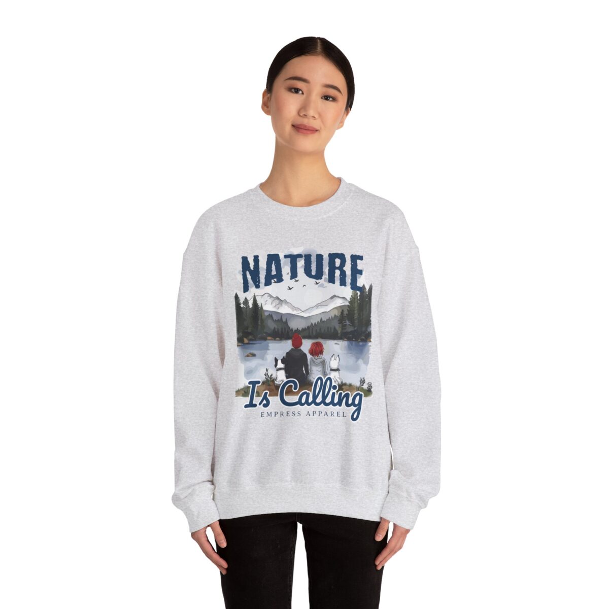 Nature is calling Unisex Heavy Blend™ Crewneck Sweatshirt - Image 8