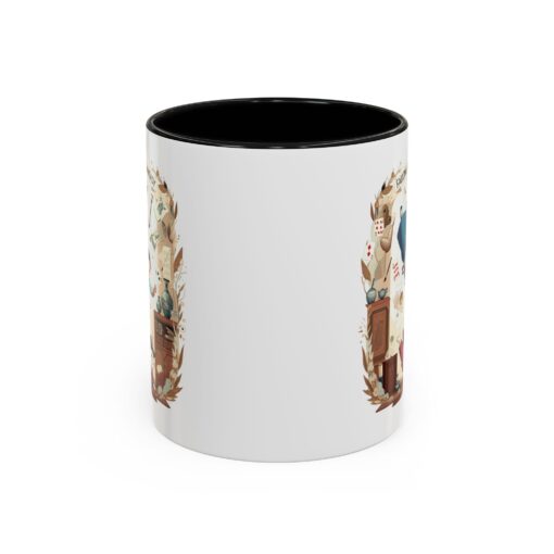 Falling into fantasy Accent Coffee Mug (11, 15oz)