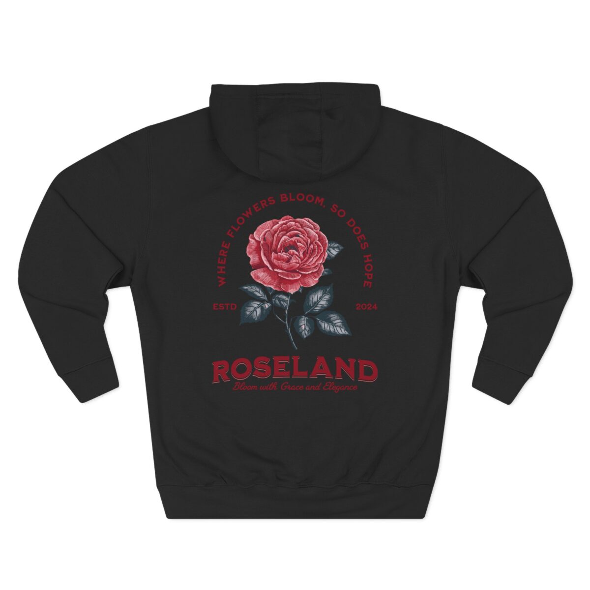 Roseland Three-Panel Fleece Hoodie - Image 14