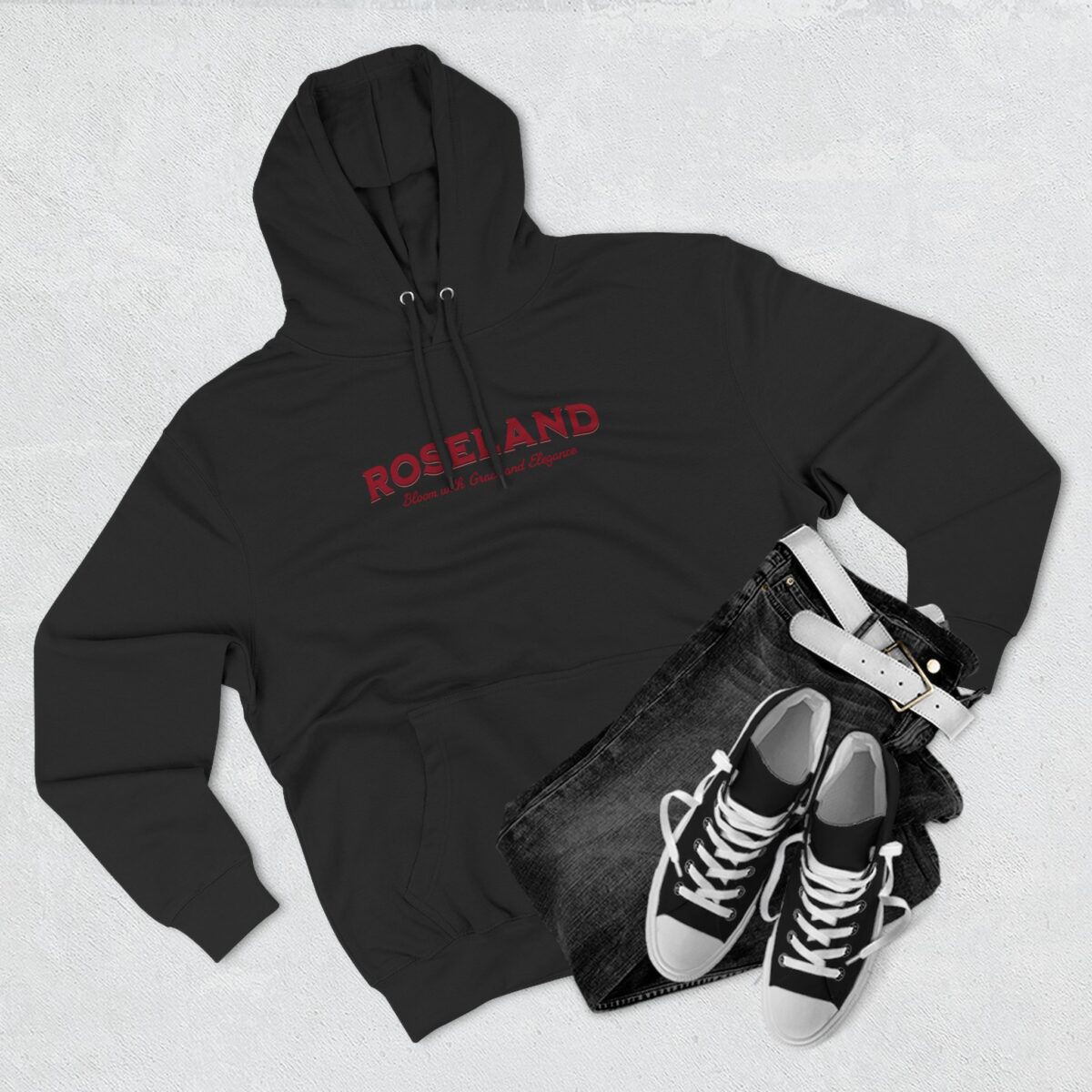 Roseland Three-Panel Fleece Hoodie - Image 15
