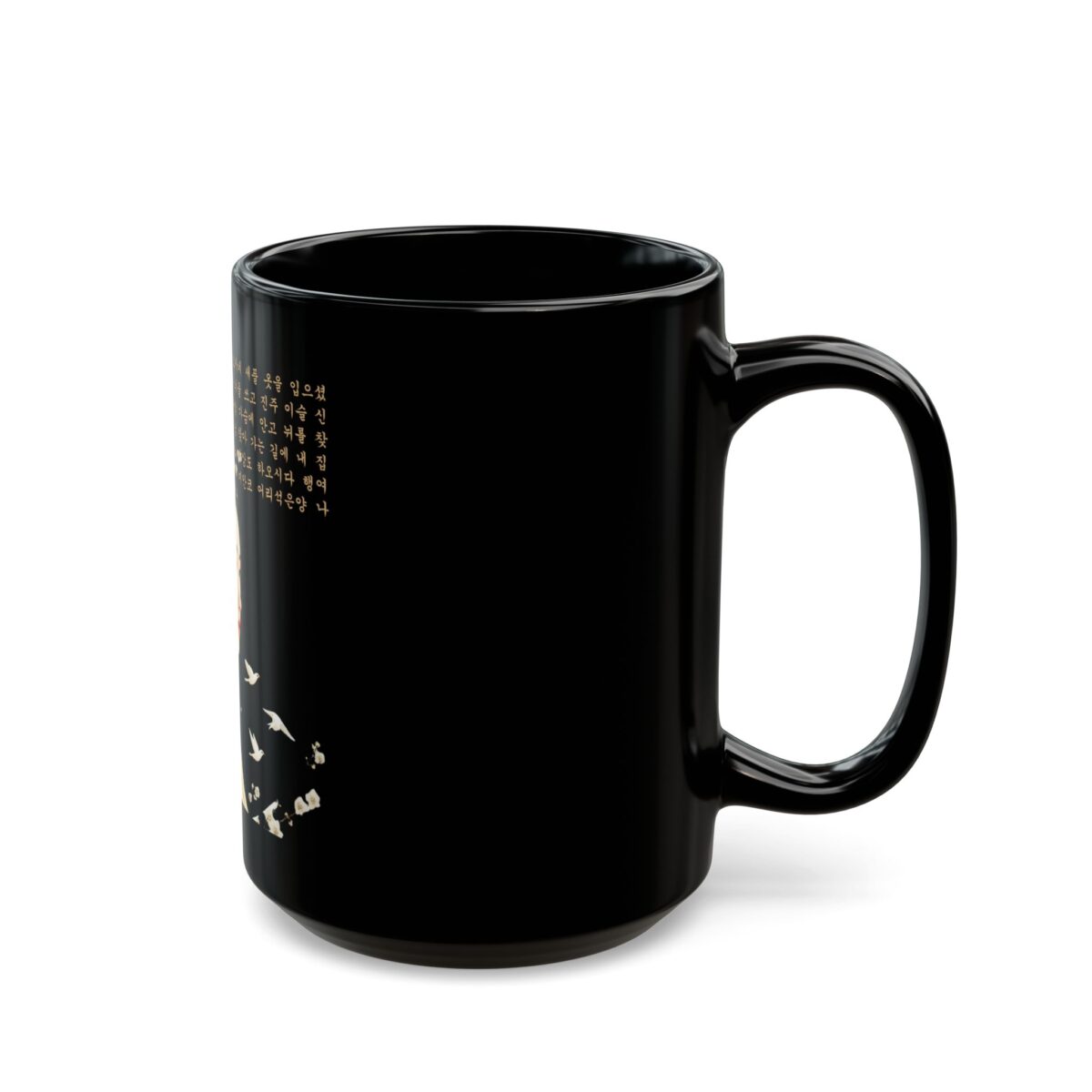 Spring Maiden Black Mug (11oz, 15oz) - Image 6