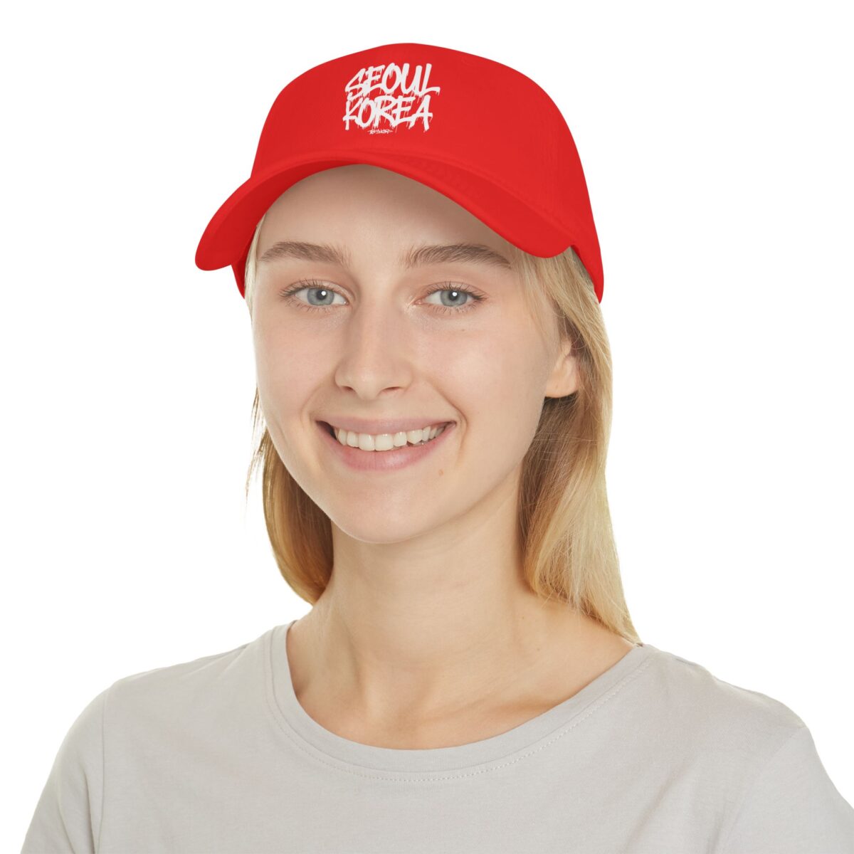 Seoul Korea Low Profile Baseball Cap - Image 4