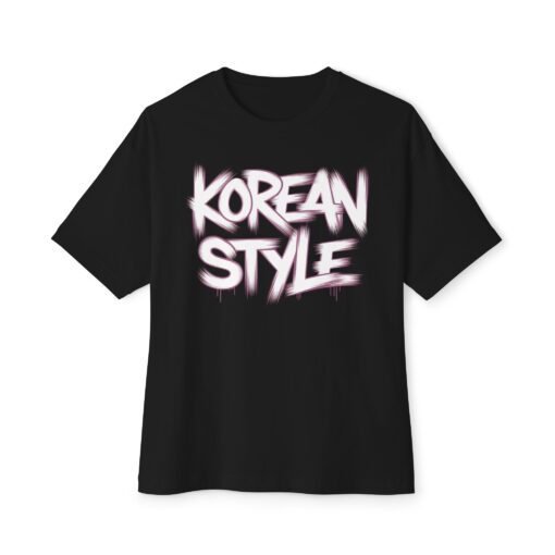Korean style Unisex Oversized Boxy Tee