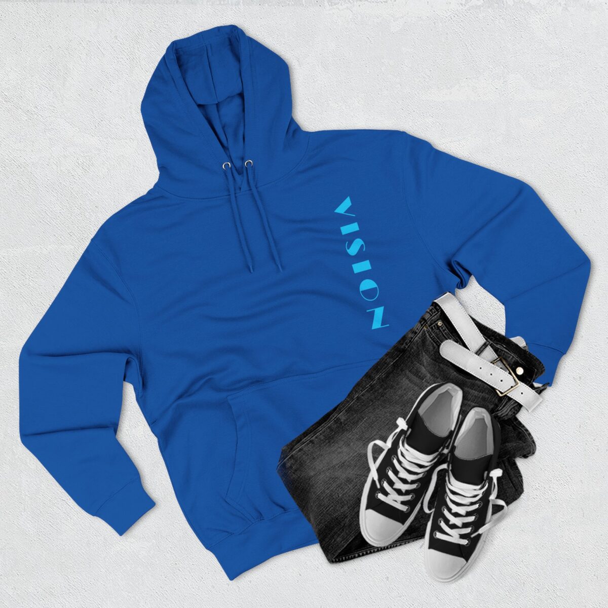 Inner vision Three-Panel Fleece Hoodie - Image 11