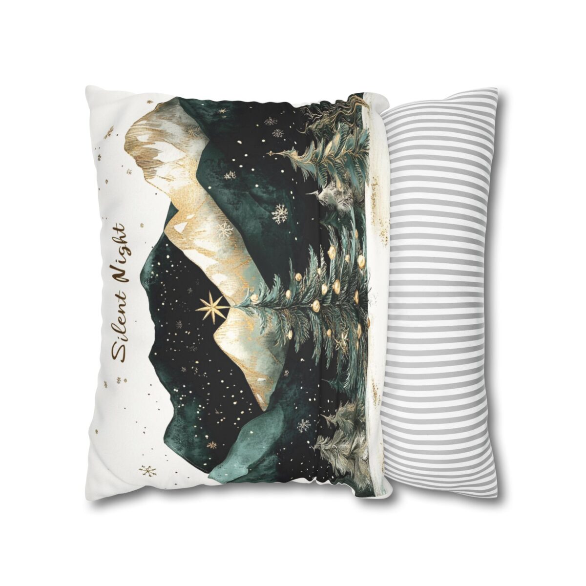 Silent night II Faux Suede Square Pillowcase - Image 10