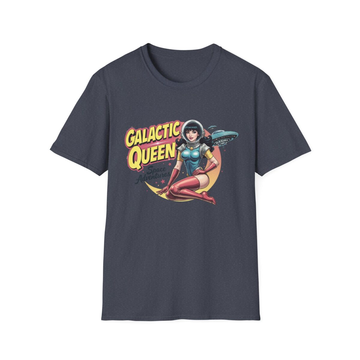 Galactic Queen Graphic T-Shirt – Fun Space Adventures for Cosmic Dreamers - Image 17