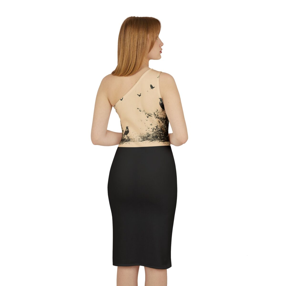Nature's Serenade Shoulder Dress (AOP) - Image 4