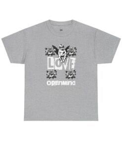 Love open mind Unisex Heavy Cotton Tee