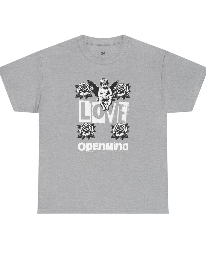 Love open mind Unisex Heavy Cotton Tee