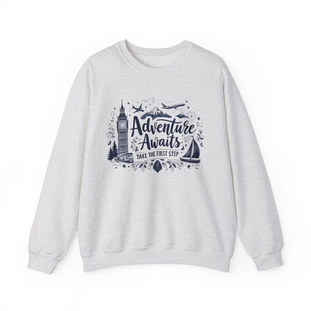 Take the first step Unisex Heavy Blend™ Crewneck Sweatshirt