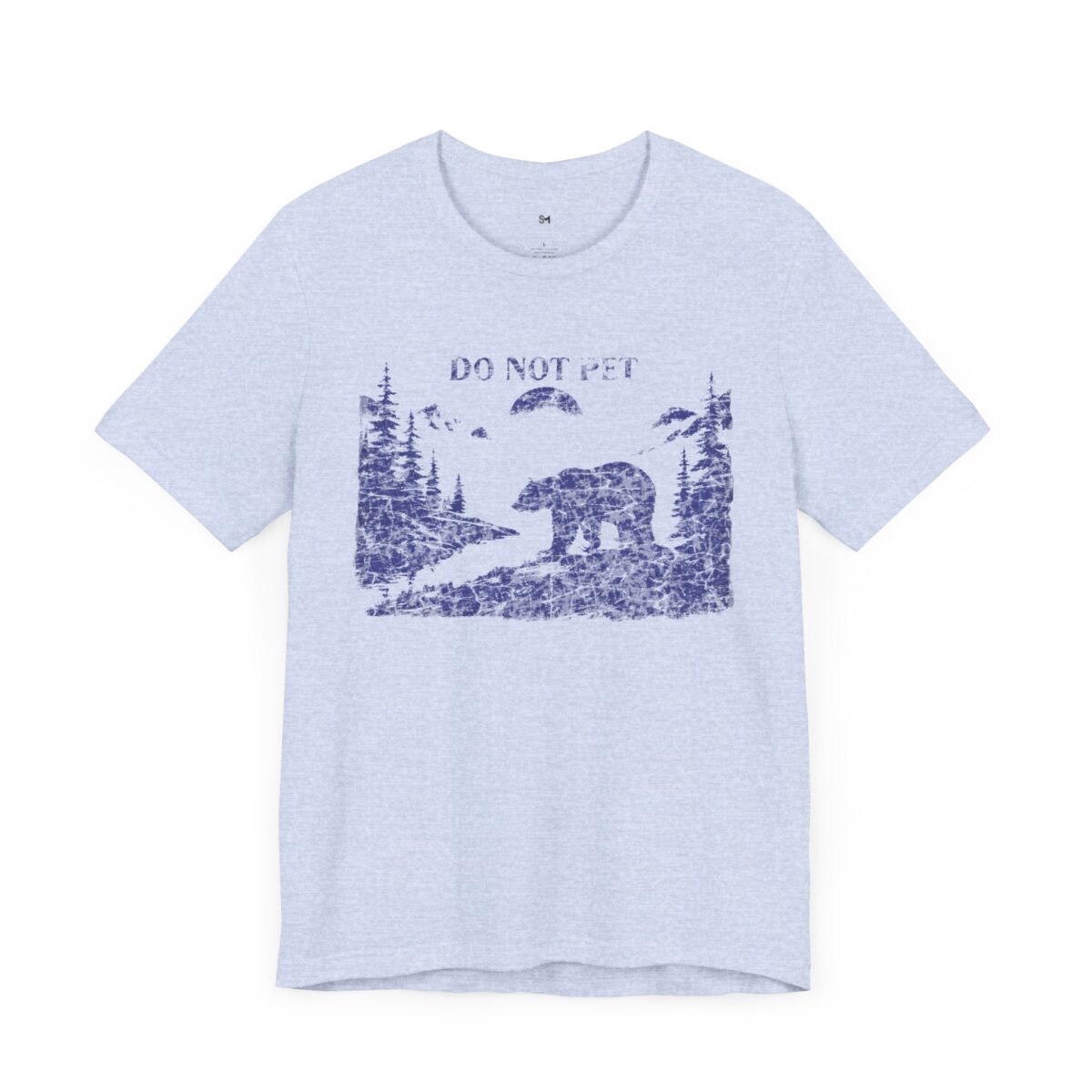 Adventure Awaits Bear Tee - Do Not Pet Graphic Unisex Jersey Short Sleeve T-Shirt - Image 23