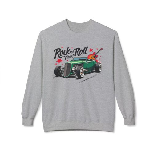 Rock & Roll Vibes Unisex Midweight Softstyle Fleece Crewneck Sweatshirt - Image 13