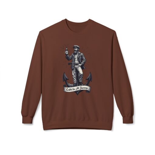 Crafted for all journeys Unisex Midweight Softstyle Fleece Crewneck Sweatshirt