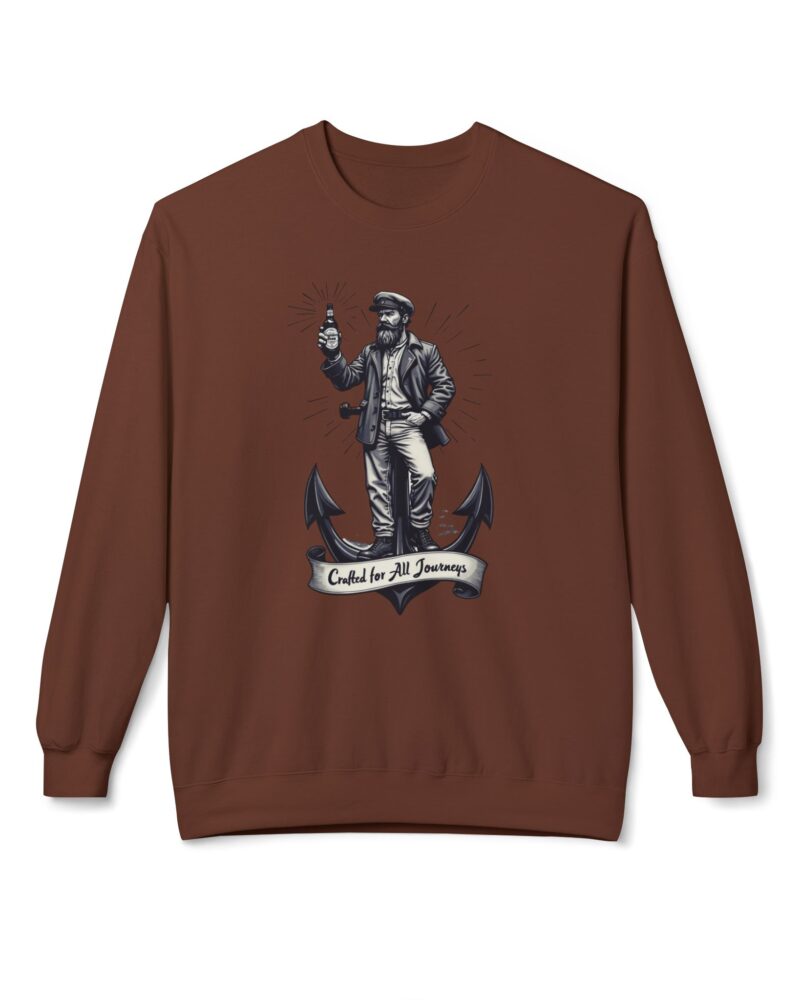 Crafted for all journeys Unisex Midweight Softstyle Fleece Crewneck Sweatshirt