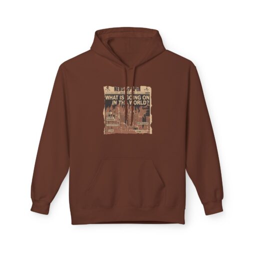What's going on in this world Unisex Midweight Softstyle Fleece Hoodie