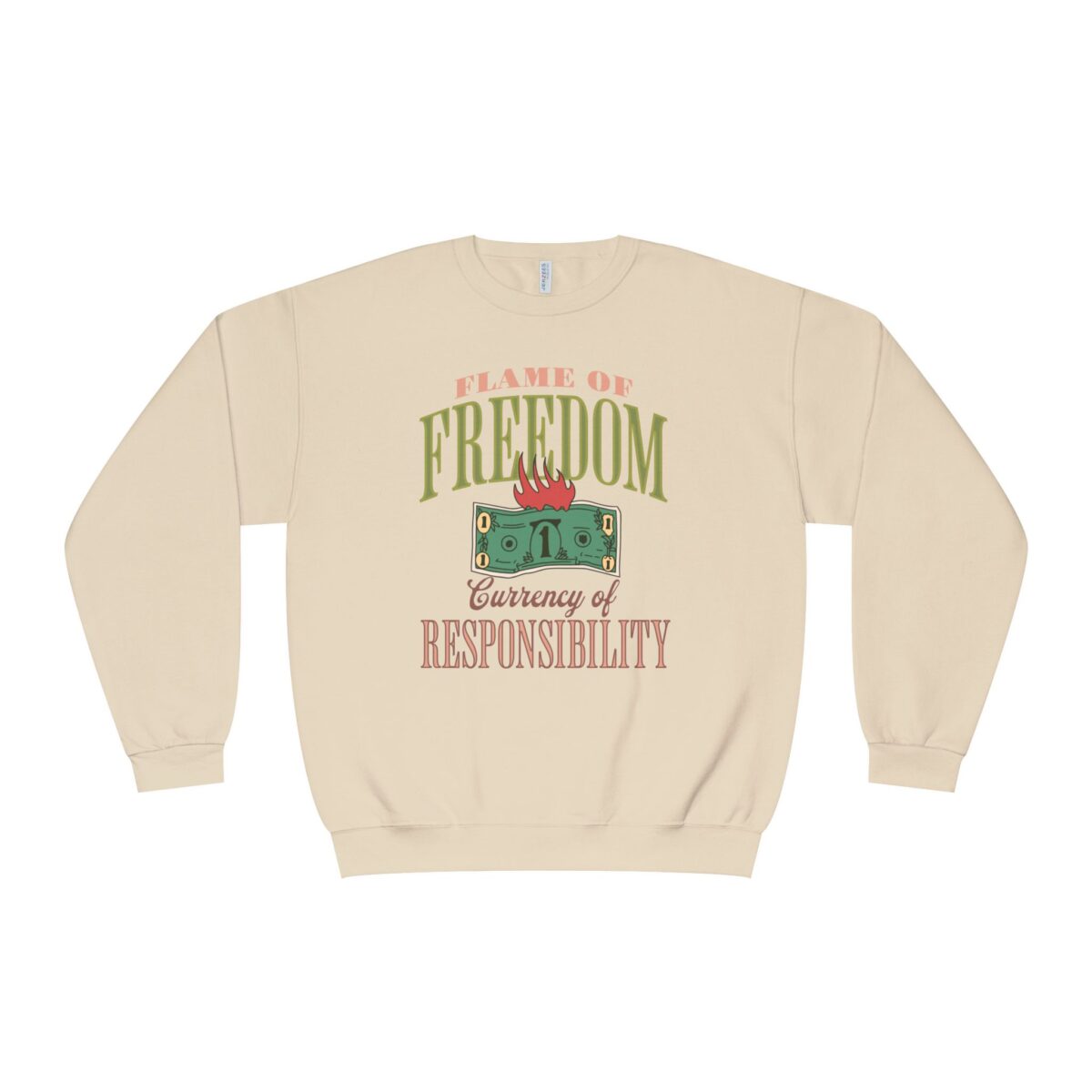 Currency of freedom Unisex NuBlend® Crewneck Sweatshirt - Image 13