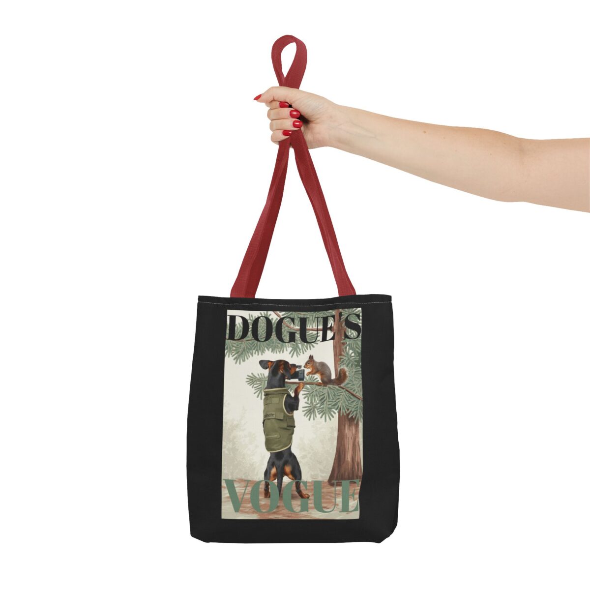Dogue's Vogue Tote Bag (AOP) - Image 16