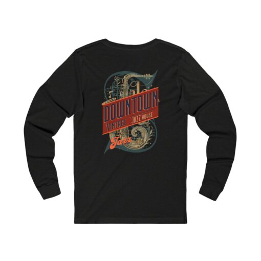 Downtown Jazz House Unisex Jersey Long Sleeve Tee - Image 6