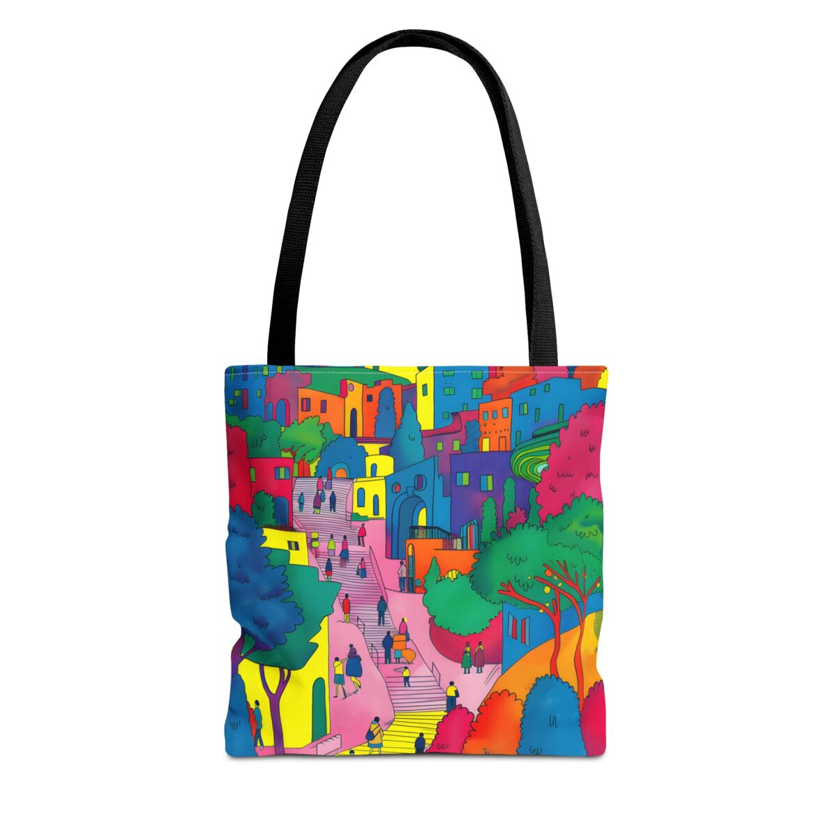 The hillside village in Korea Tote Bag (AOP)