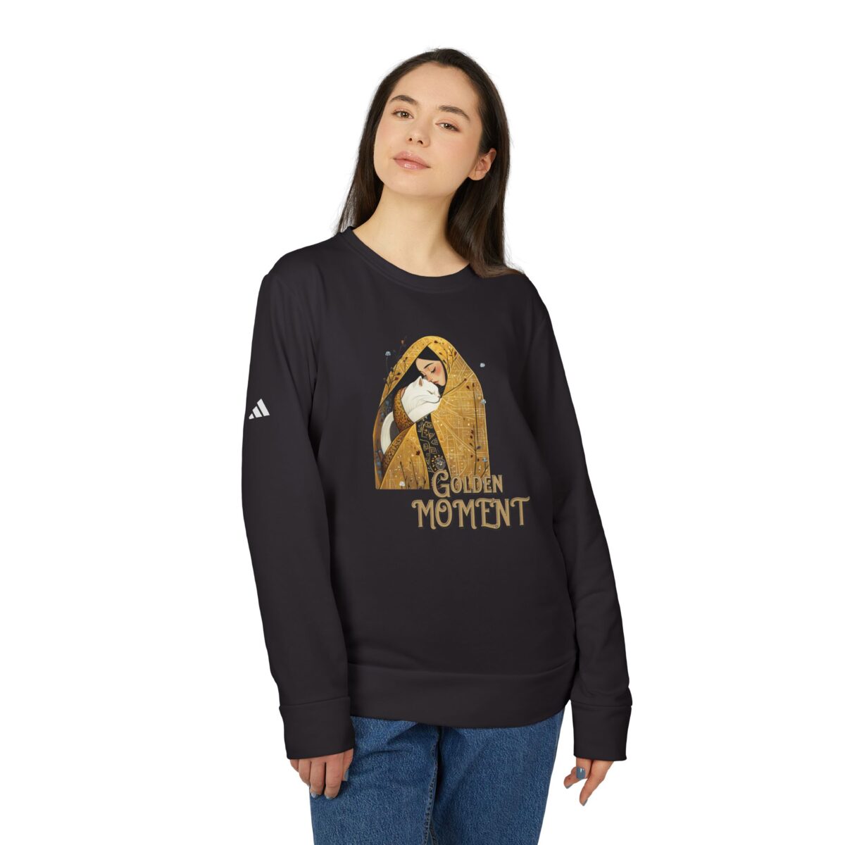 adidas Golden Moment Unisex Fleece Crewneck Sweatshirt - Image 15