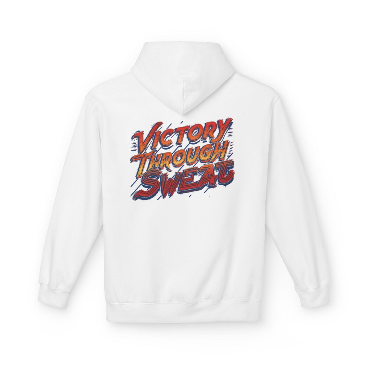 Victory through sweats Unisex Midweight Softstyle Fleece Hoodie - Image 2