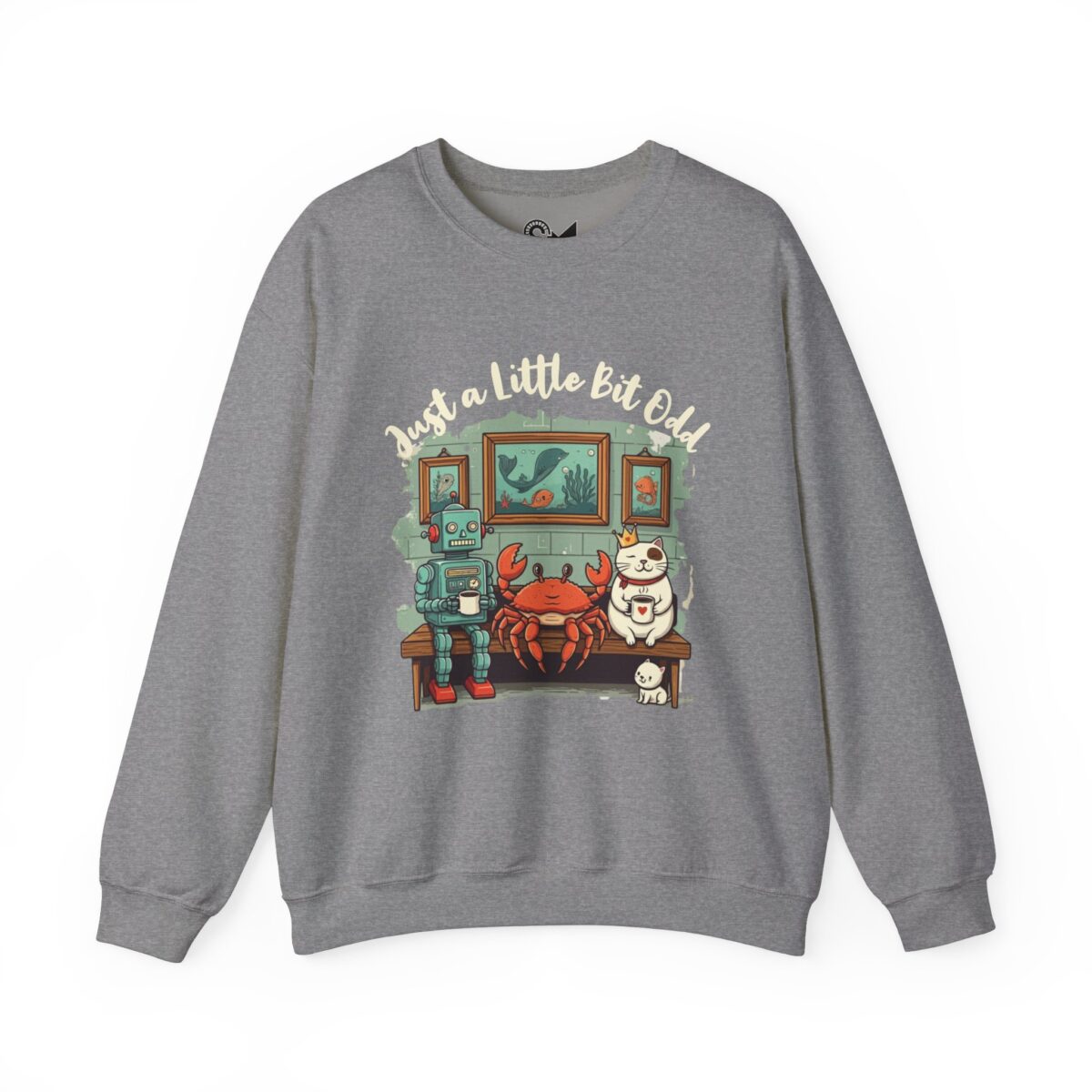 Just a little bit odd Unisex Heavy Blend™ Crewneck Sweatshirt - Image 17
