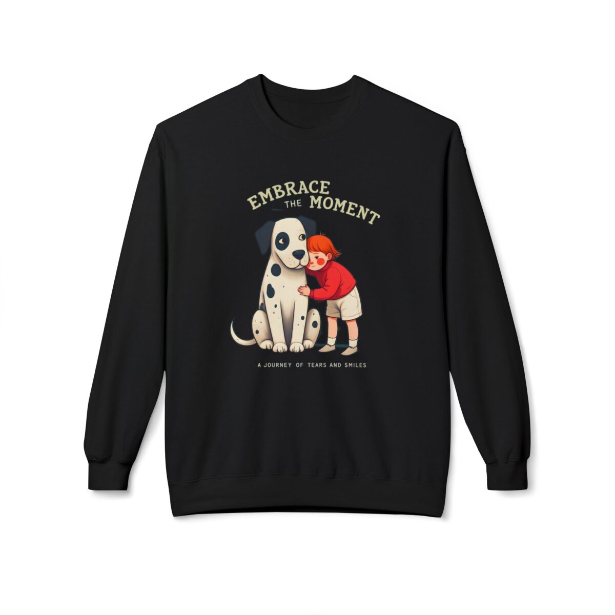 Embrace the moments Unisex Midweight Softstyle Fleece Crewneck Sweatshirt - Image 9