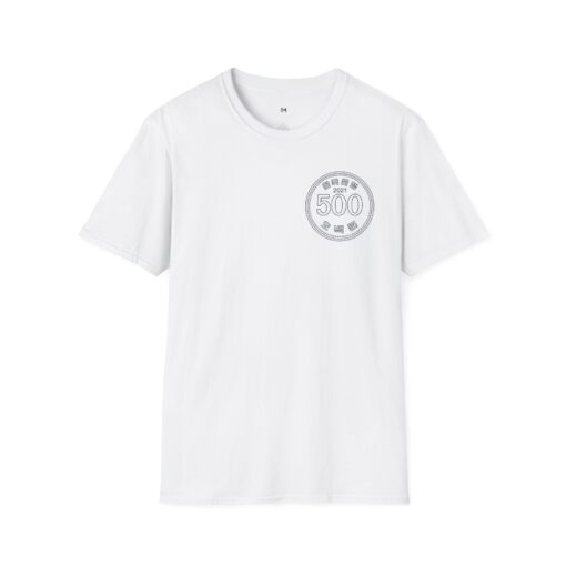 Unisex Softstyle T-Shirt with 500 Won Graphic - Casual Comfort & Stylish Flair
