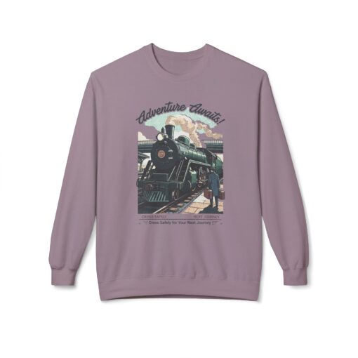 Cross safely Unisex Midweight Softstyle Fleece Crewneck Sweatshirt - Image 13