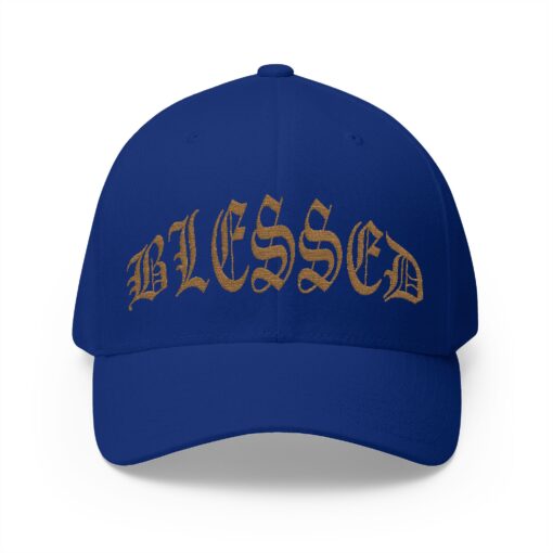 Blessed Embroidered Cap - Stylish Closed-Back Structured Hat for Faith and Everyday Wear - Image 9
