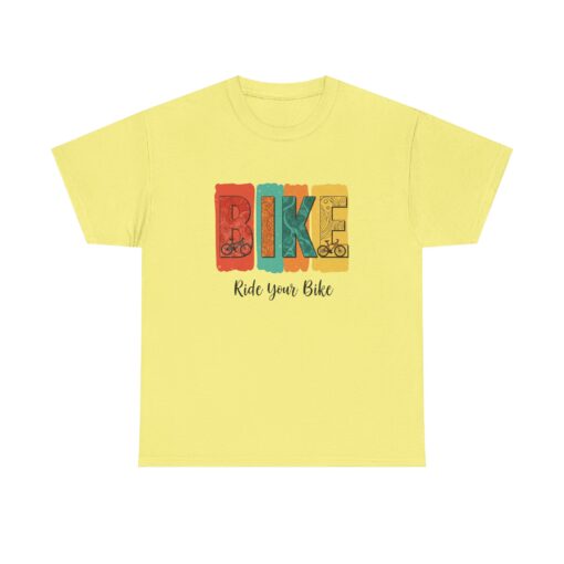 Bike Unisex Heavy Cotton Tee - Image 13