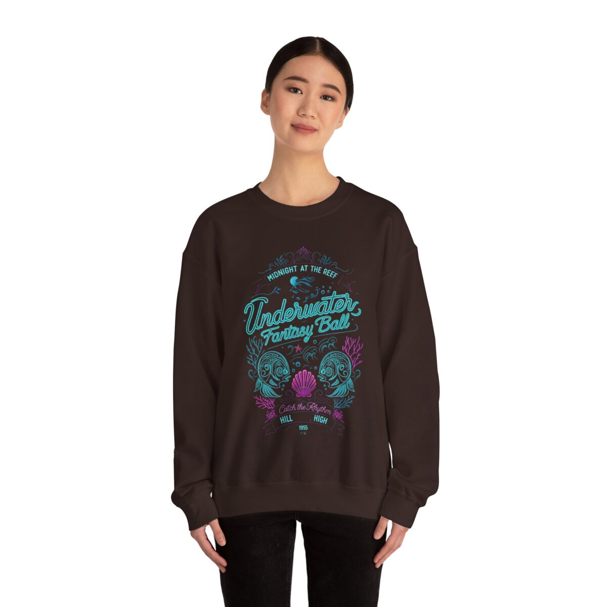 Underwater Unisex Heavy Blend™ Crewneck Sweatshirt - Image 8