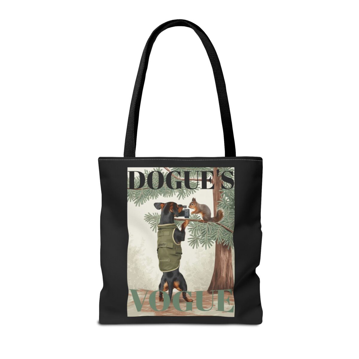 Dogue's Vogue Tote Bag (AOP) - Image 6