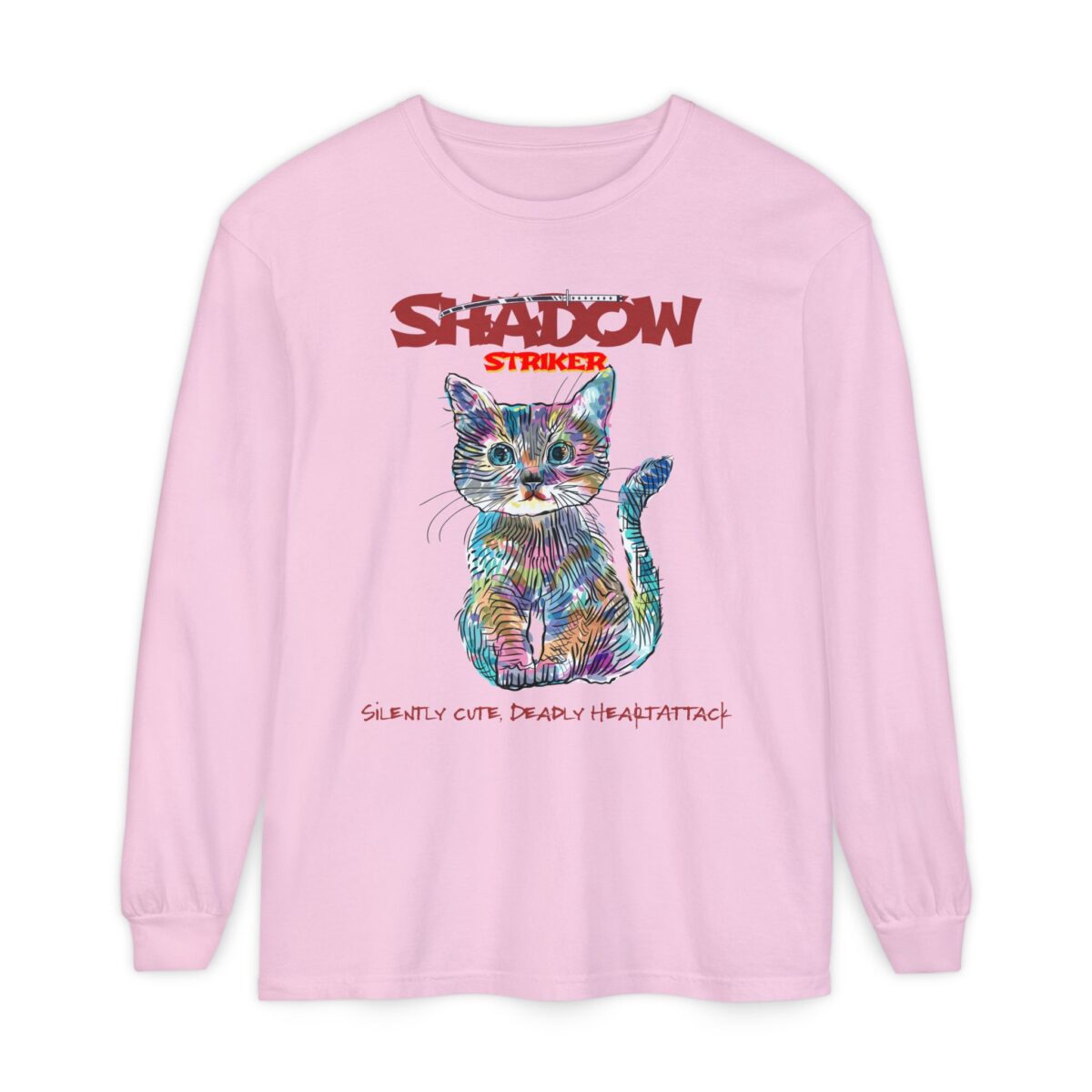 Shadow Striker Unisex Garment-dyed Long Sleeve T-Shirt - Image 57