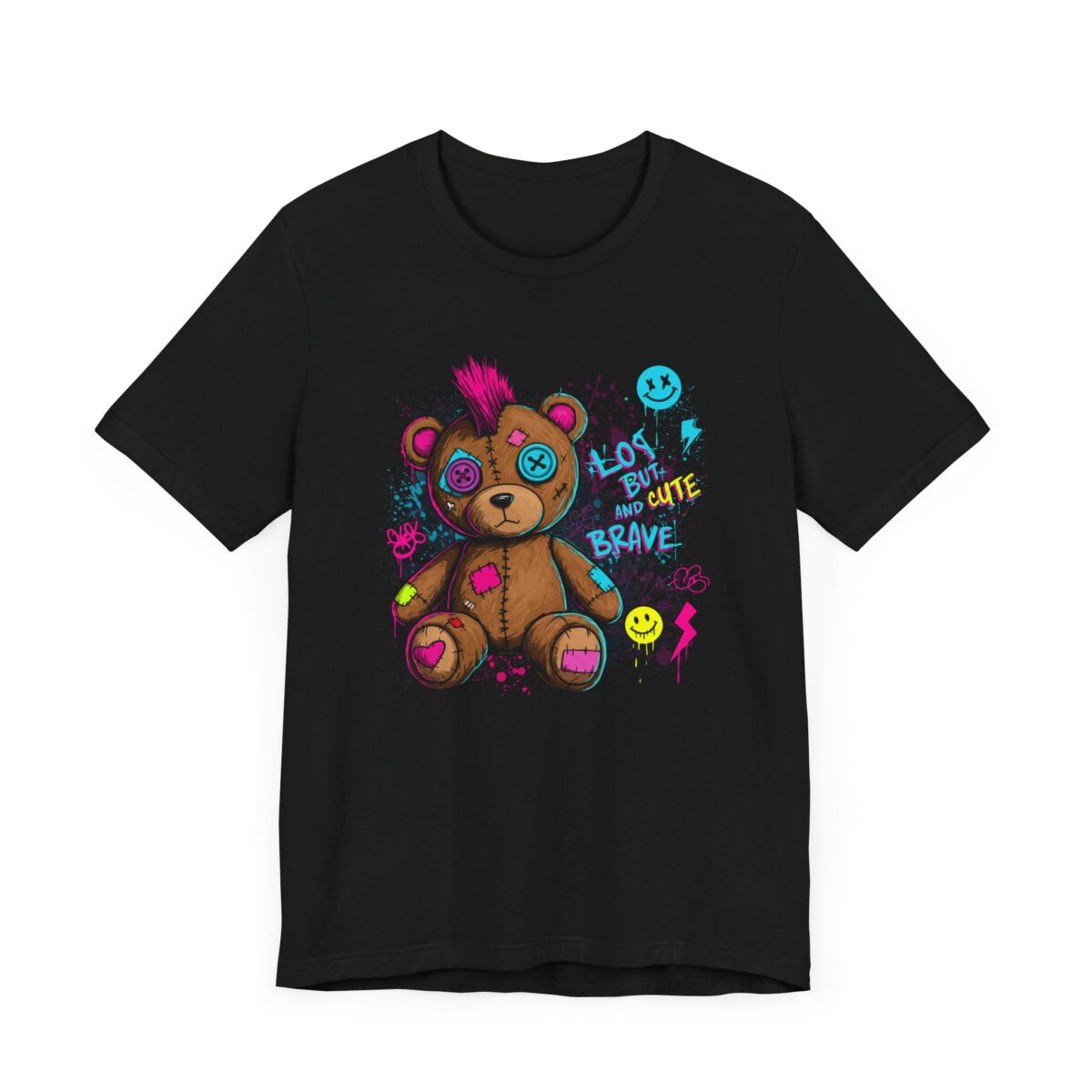 Lost but cute and brave Unisex Jersey Short Sleeve Tee - Image 7