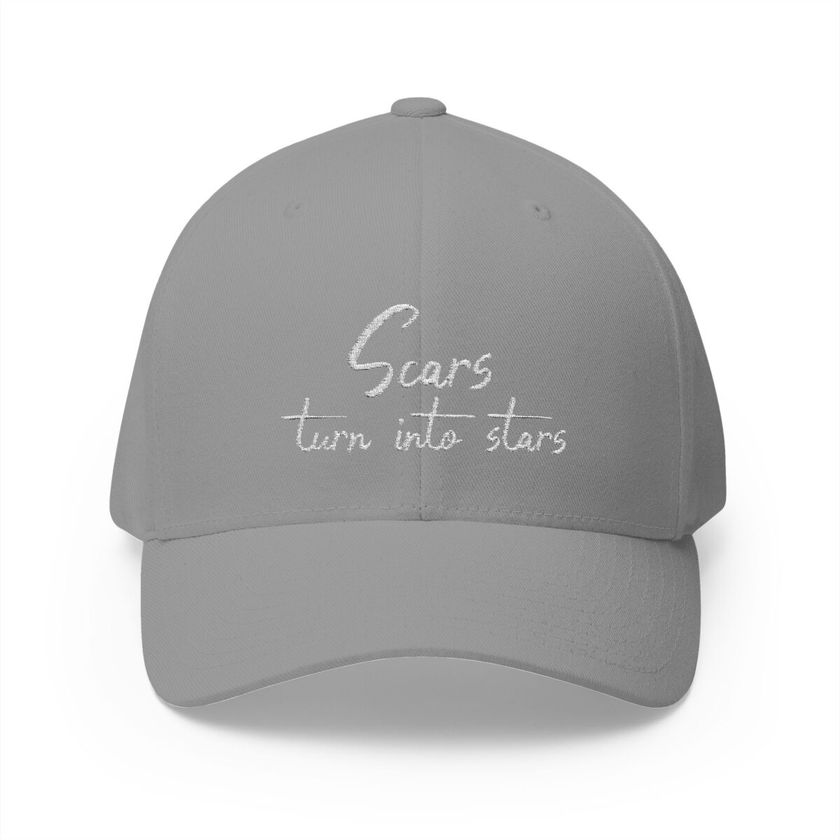 Embroidered Cap - 'Scars Turn Into Stars' Inspiring Quote