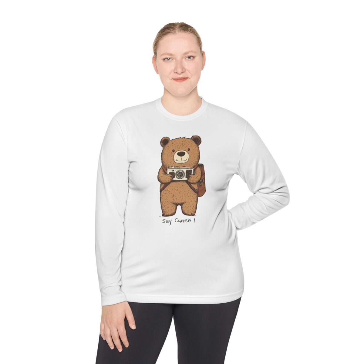 Say cheese Unisex Lightweight Long Sleeve Tee - Image 4