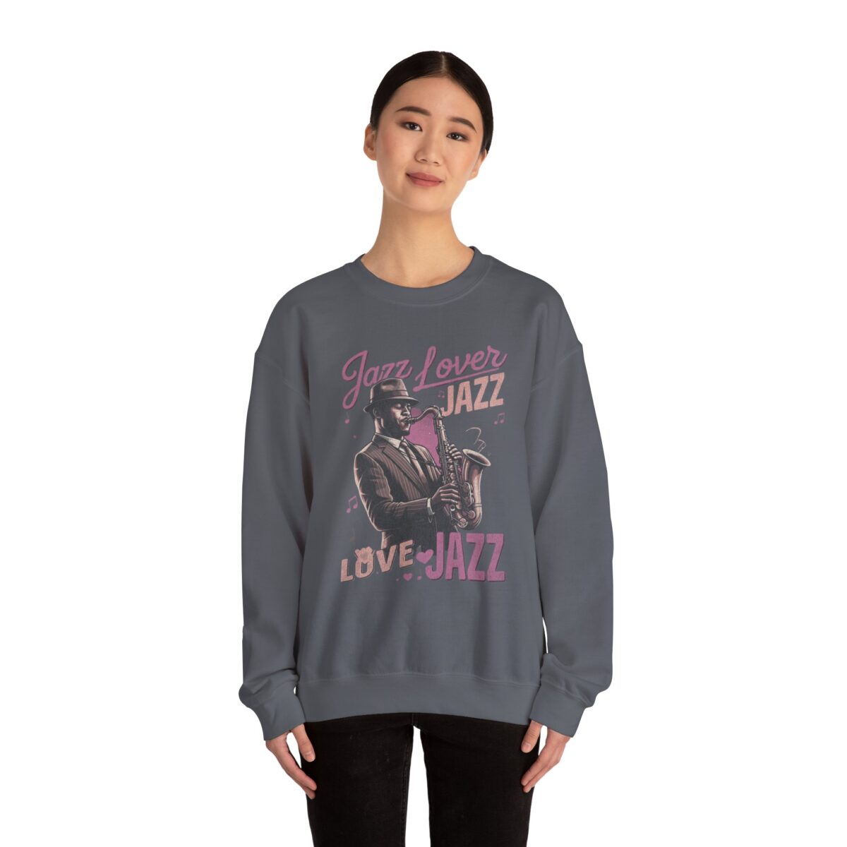 Love Jazz Unisex Heavy Blend™ Crewneck Sweatshirt - Image 28