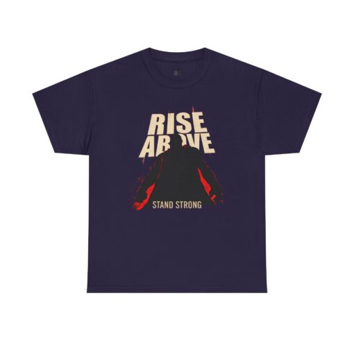 Rise above Unisex Heavy Cotton Tee - Image 17
