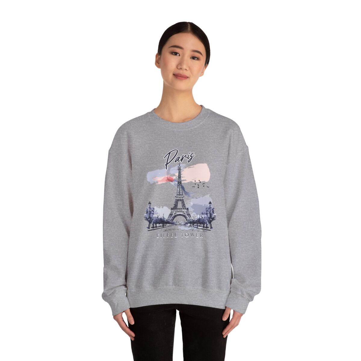 Eiffel Tower Unisex Heavy Blend™ Crewneck Sweatshirt - Image 12