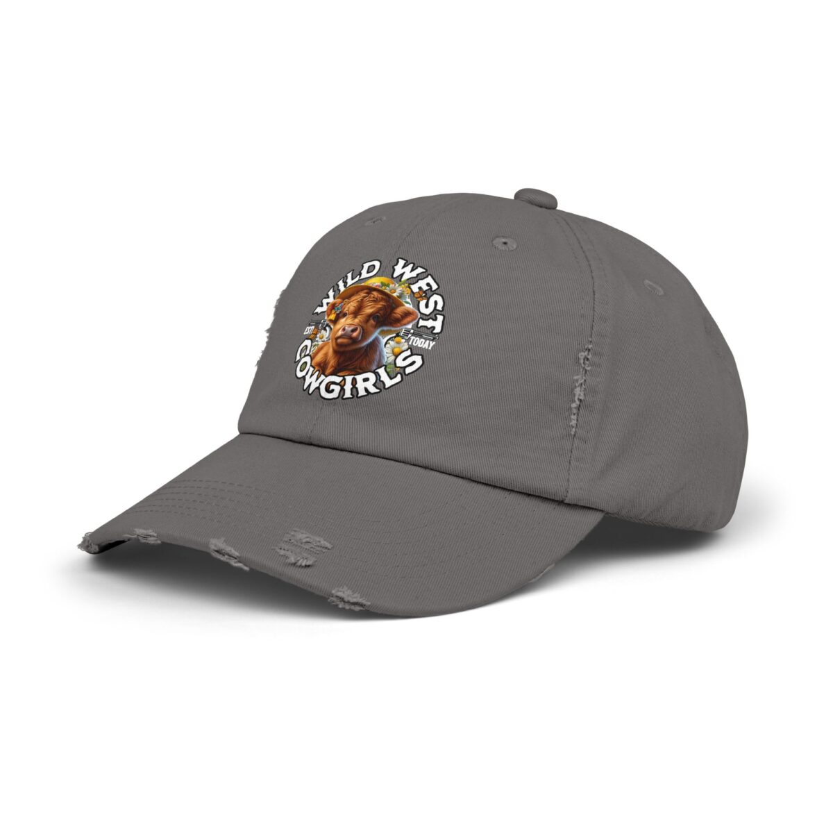 Wild West Cow Girls Unisex Distressed Cap - Image 22