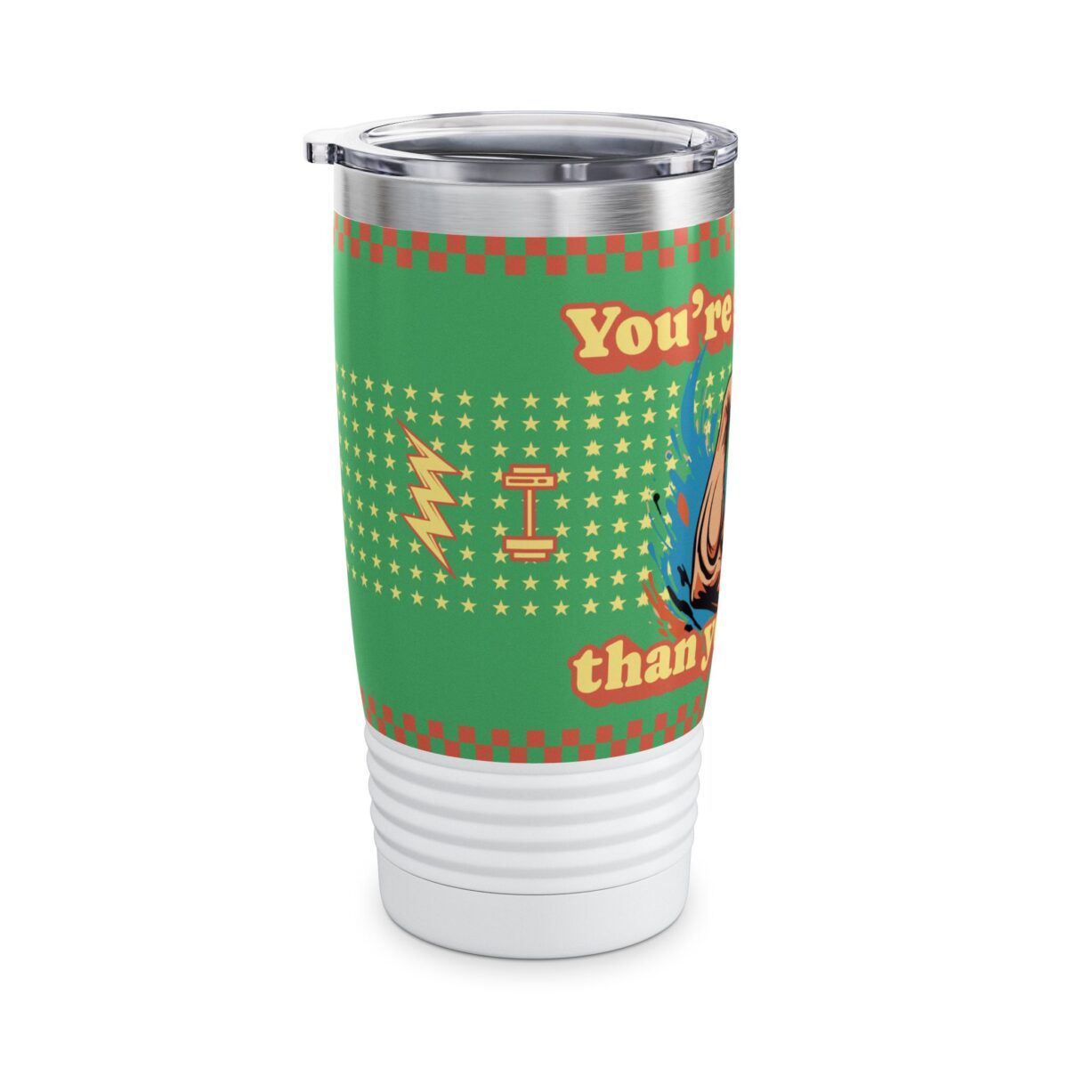 You are stronger than you think Ringneck Tumbler, 20oz - Image 2