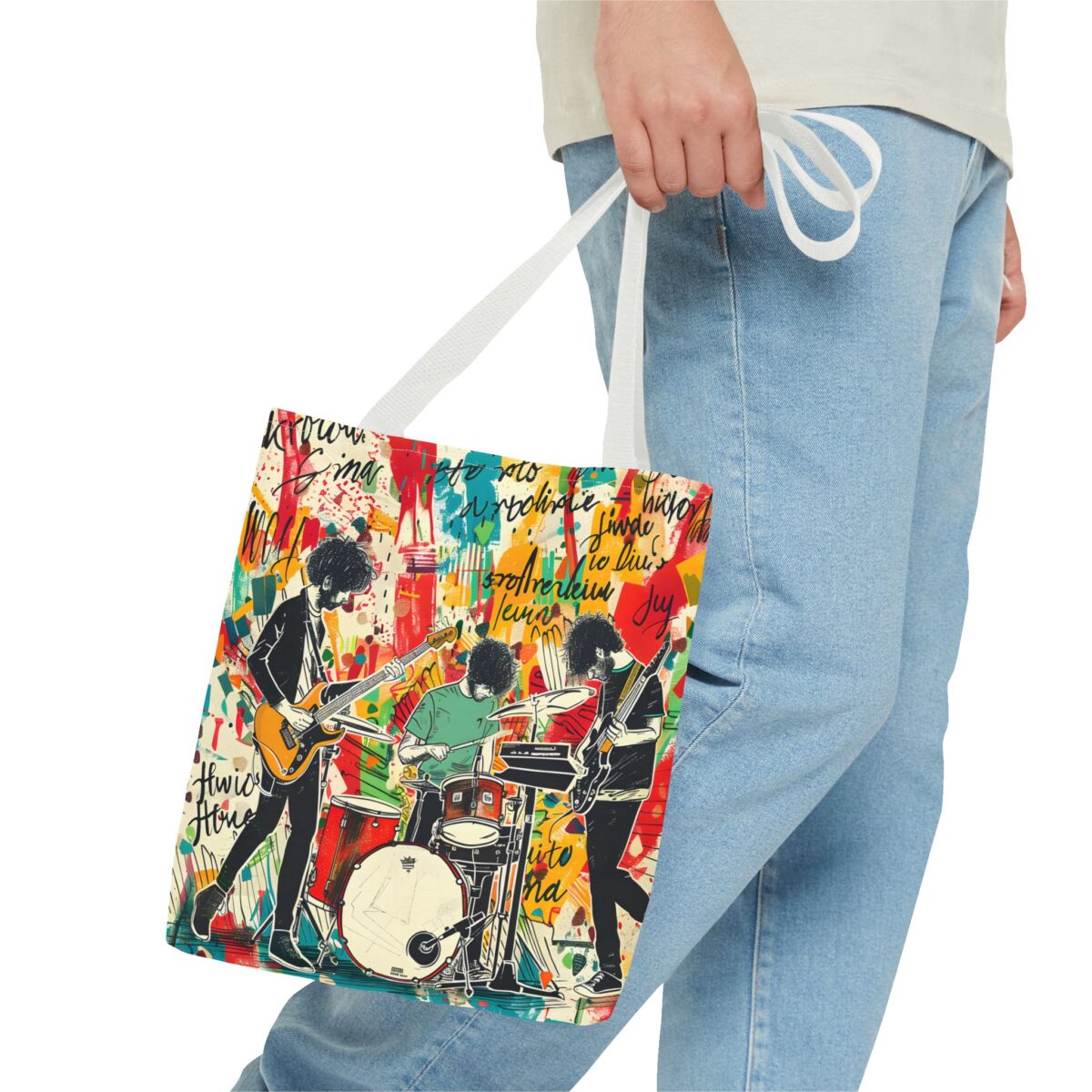 Rock Band Tote Bag (AOP) - Image 27