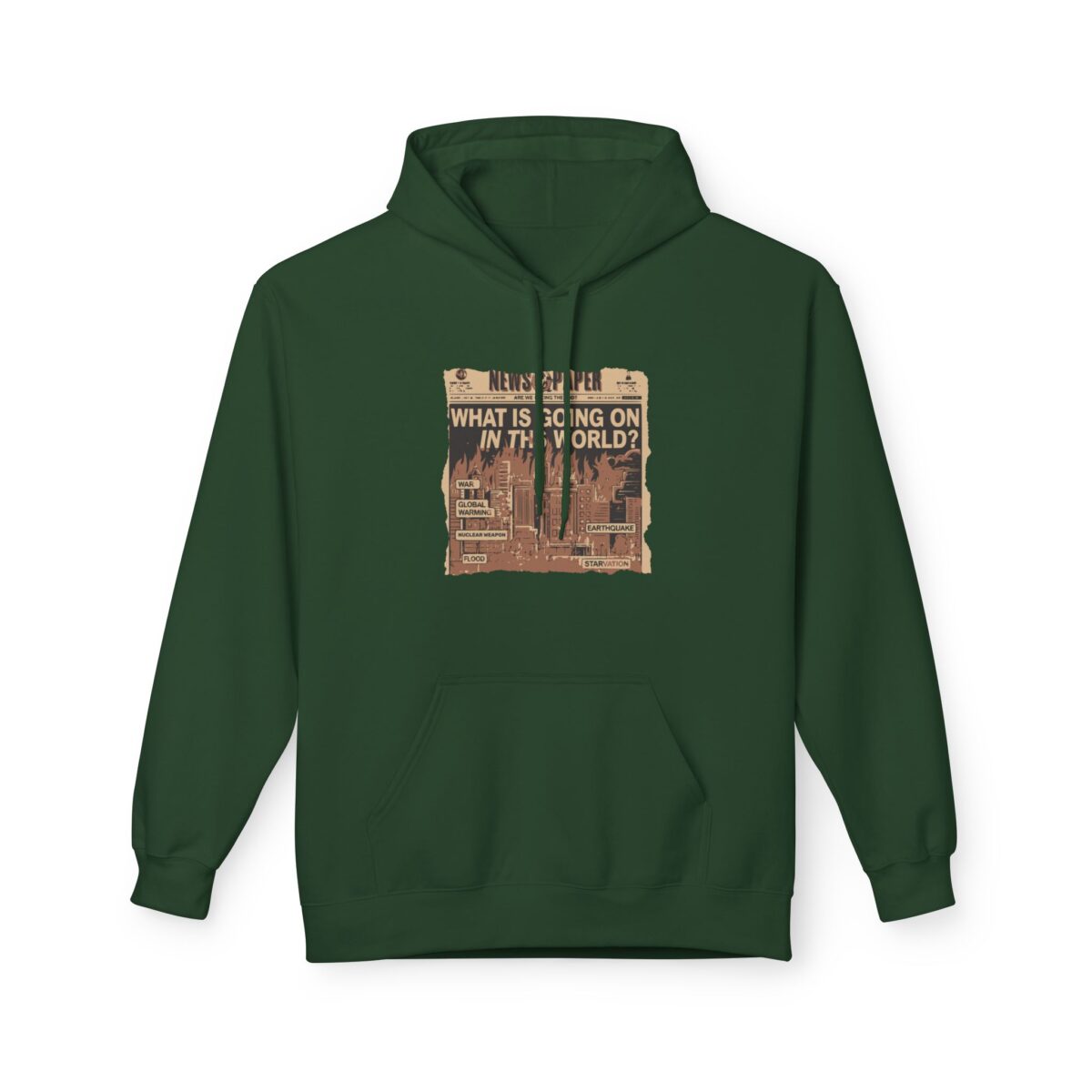 What's going on in this world Unisex Midweight Softstyle Fleece Hoodie - Image 13