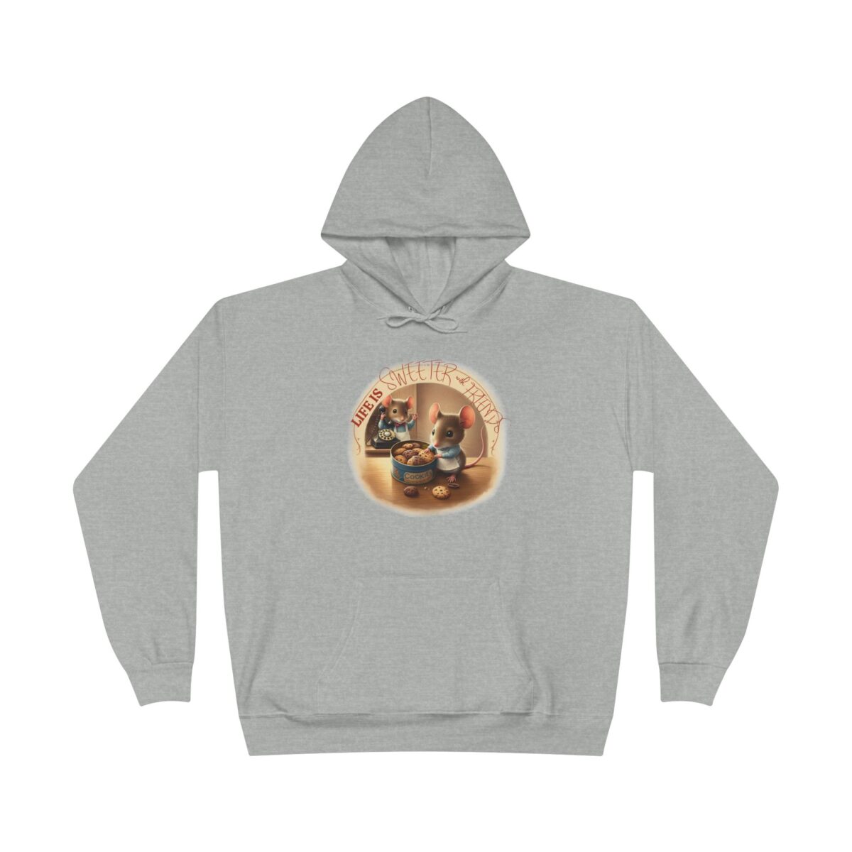 Life is sweeter with friends Unisex EcoSmart® Pullover Hoodie Sweatshirt - Image 13
