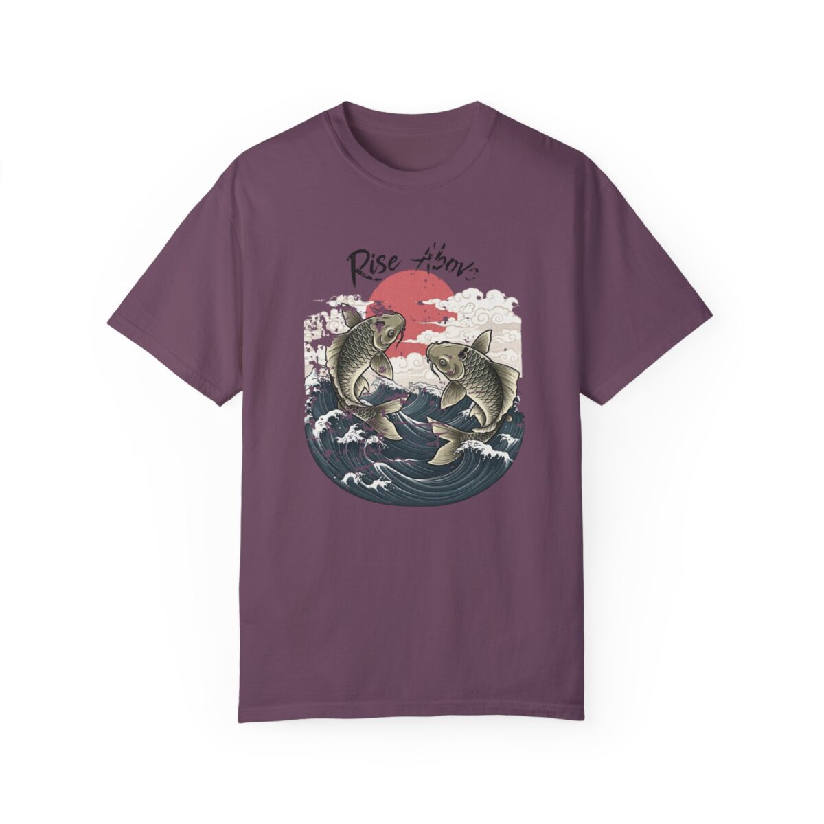 Rise above Unisex Garment-Dyed T-shirt - Image 41