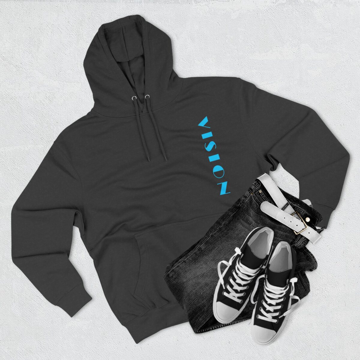 Inner vision Three-Panel Fleece Hoodie - Image 3