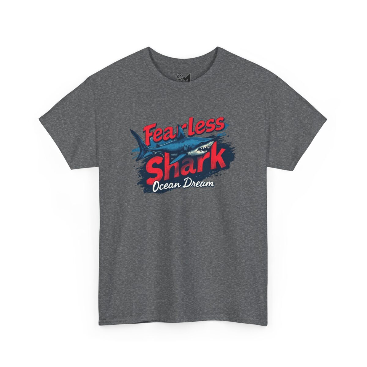 Fearless shark Unisex Heavy Cotton Tee - Image 23