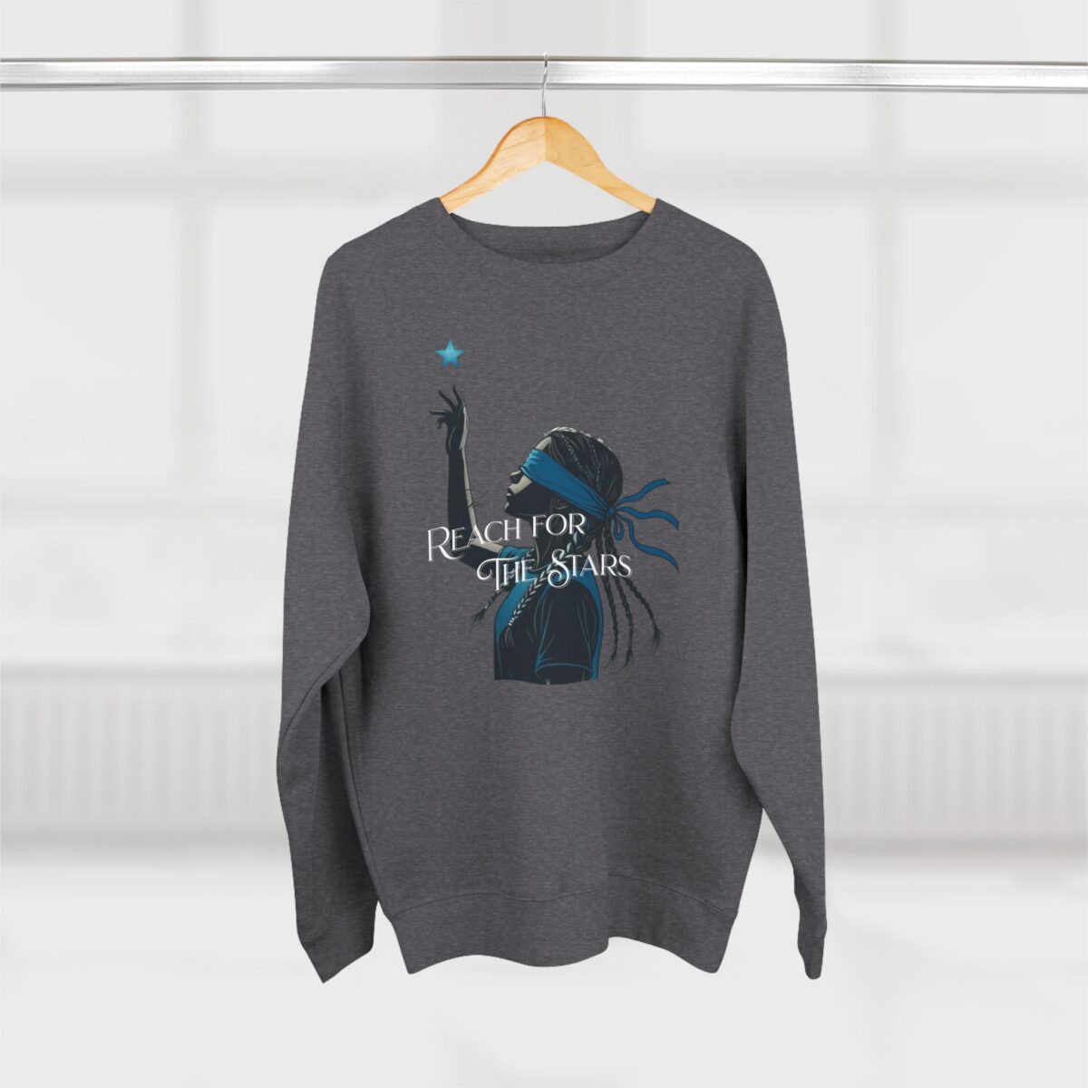 Reach for the stars Unisex Crewneck Sweatshirt - Image 4