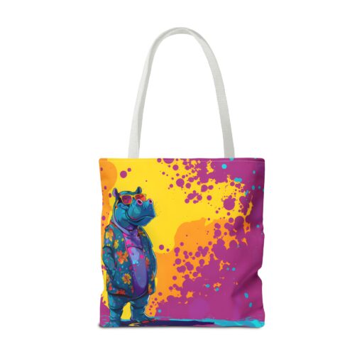 Stylish Hippo Tote Bag (AOP) - Image 34